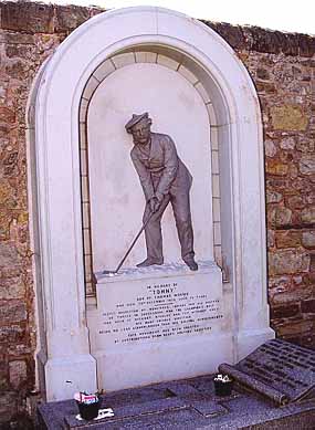 St. Andrews Cemetary - Tommy, Patron Saint Of Golf - St. Andrews, Scotland - 1 August 1997 12-7445