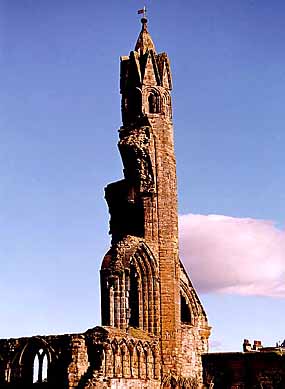 St. Andrews Cemetary Cathedral Tower - St. Andrews, Scotland - 1 August 1997 31-7445
